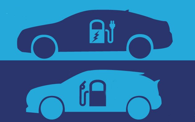 comparaison entre la consommation d'une voiture électrique et celle des voitures à moteur à essence